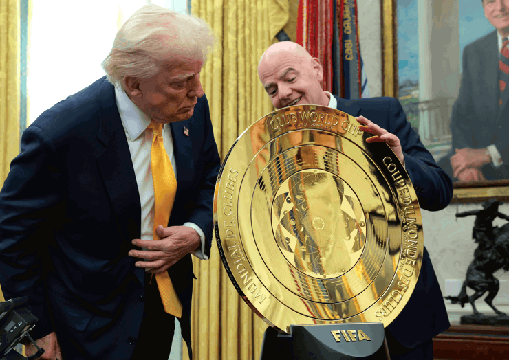Trump & FIFA Club World Cup Trophy