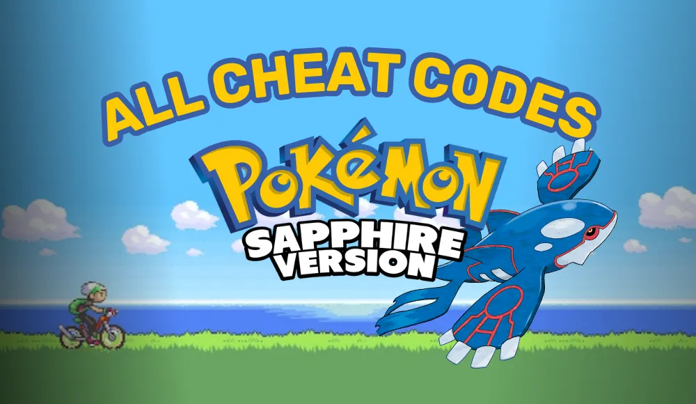 all cheat codes in pokemon sapphire version